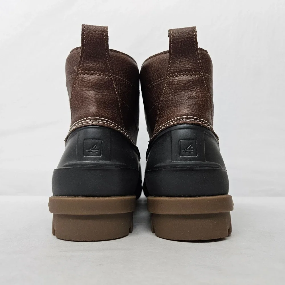 Sperry Brewster Duck‎ Boots STS22783 Brown Black Men's Size 9.5